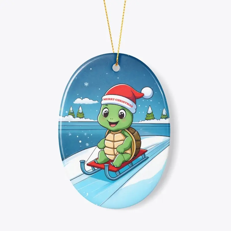 Turtle Sled Christmas