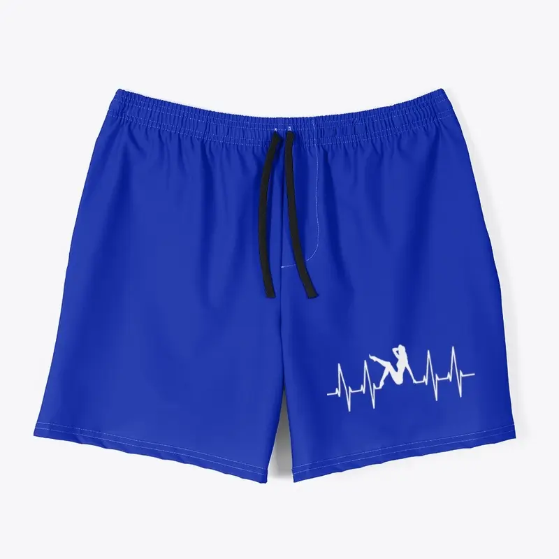 Heartbeat Women Swim Trunks