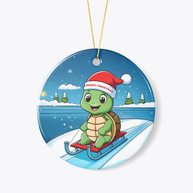 Turtle Sled Christmas